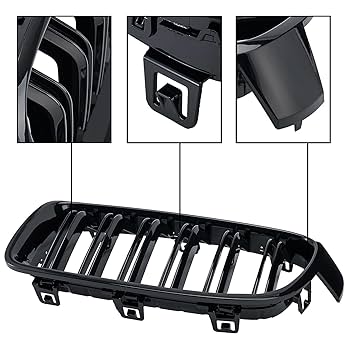 フロントキドニーグリル BMW F30 F31 用 フ ダ ロスブラック 816 フロントキドニーグリル BMW F30 F31 用 フ ダ ロスブラック 816